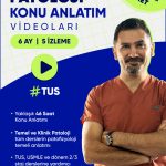 TUS | Patoloji – Konu Anlatım Videoları (6 Ay / 5 İzleme)